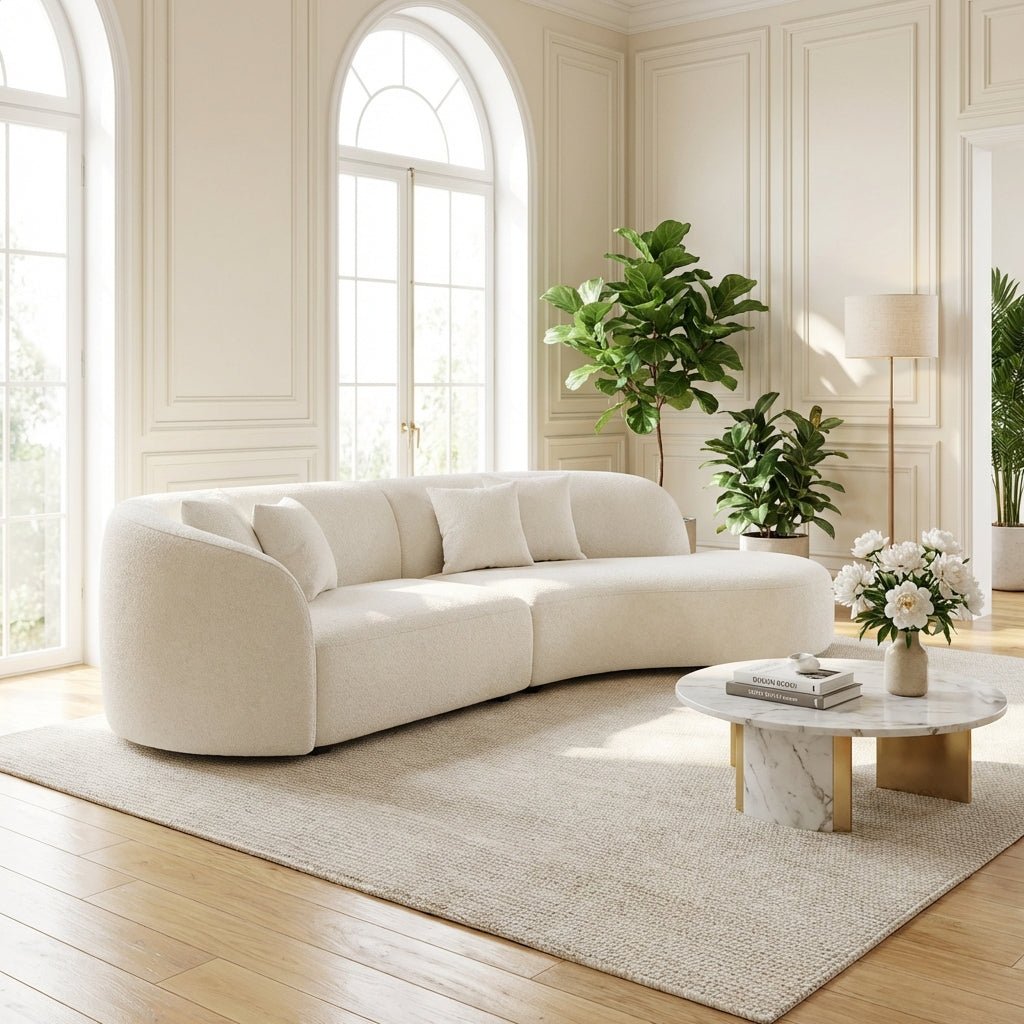 The Auckland Wool Fabric Sofa - Altera