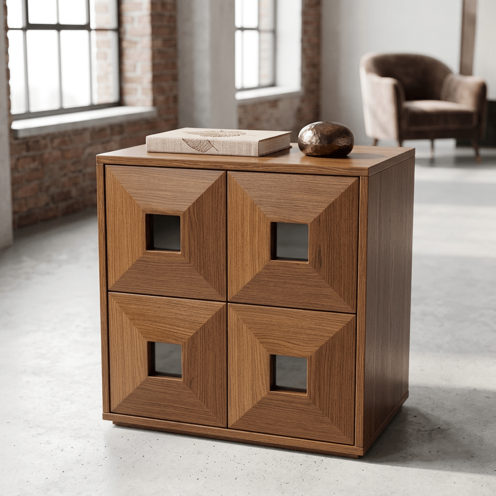 The Finn Stackable Walnut Storage - Altera