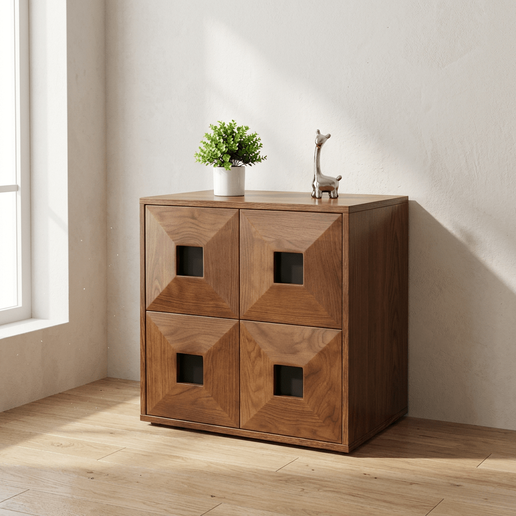 The Finn Stackable Walnut Storage - Altera