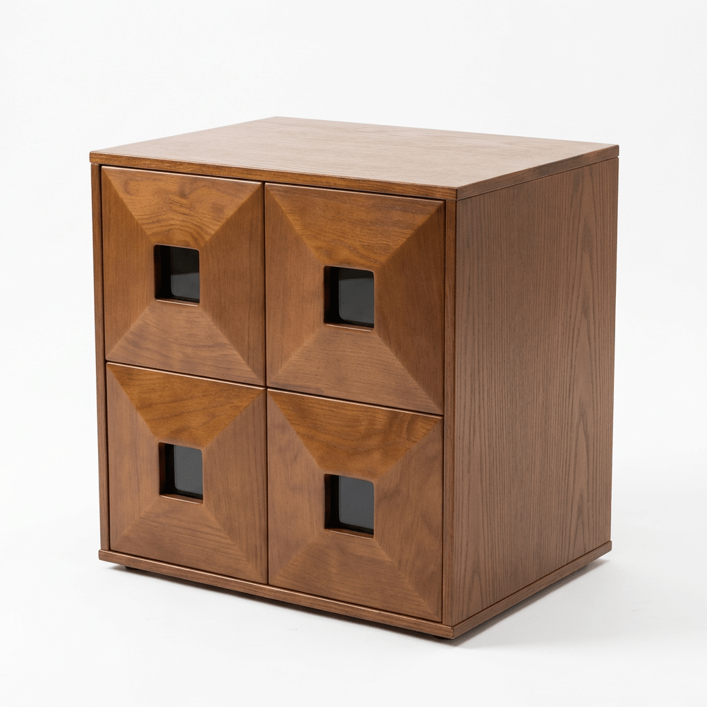 The Finn Stackable Walnut Storage - Altera
