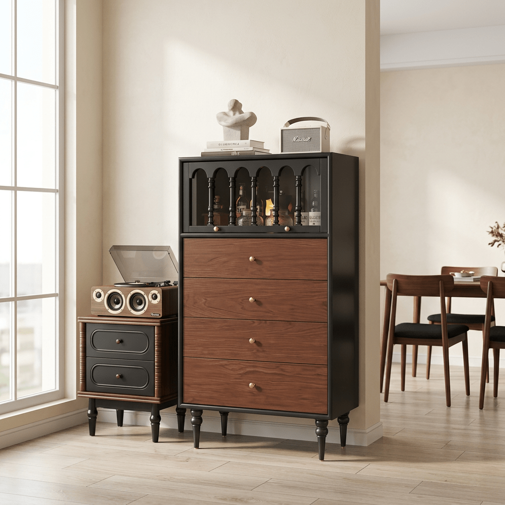 The Halliway Retro Sideboard - Altera