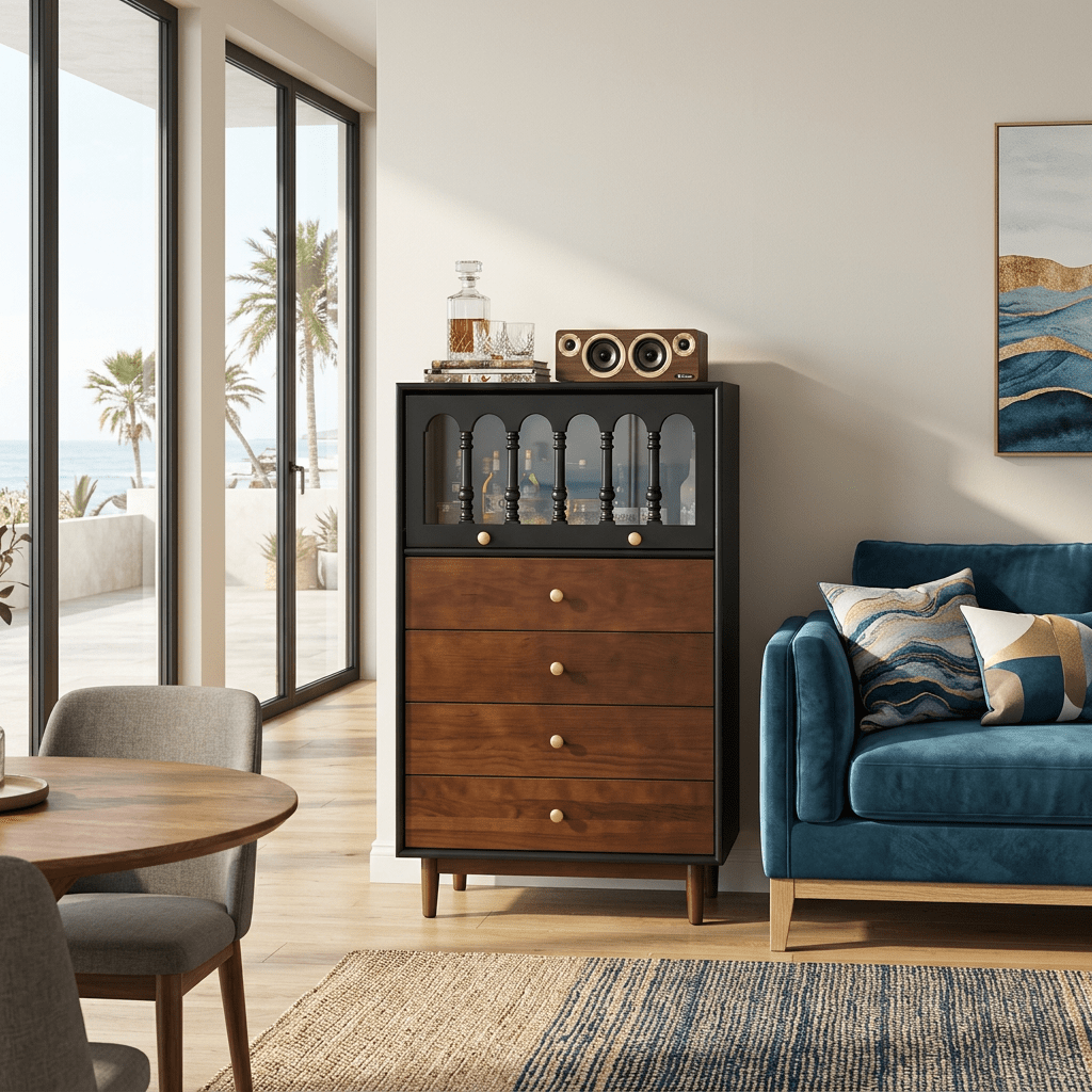 The Halliway Retro Sideboard - Altera