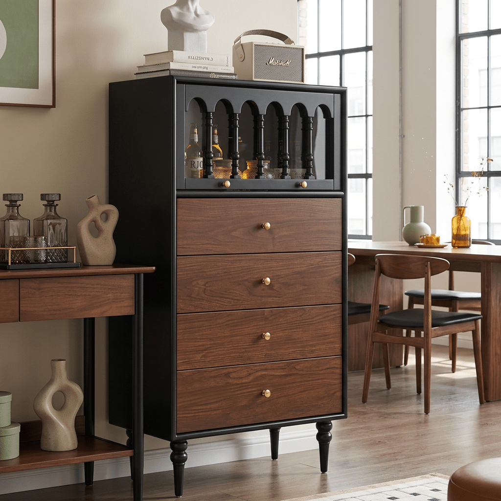 The Halliway Retro Sideboard - Altera