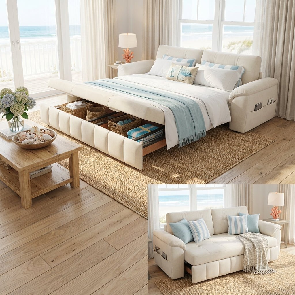 The Lima Convertible Sofa - Bed with Storage - Altera