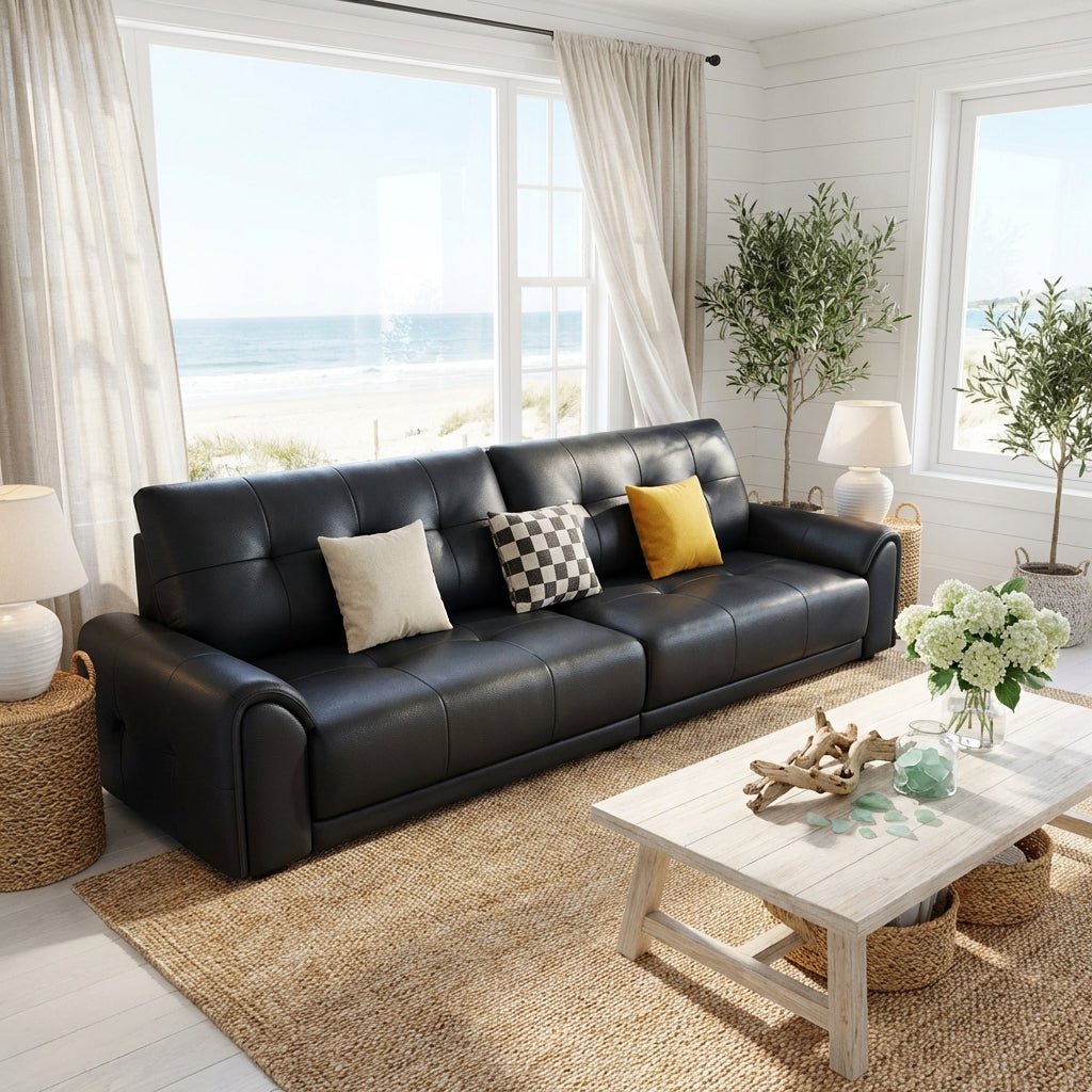 The Melbourne Urban Leather Sofa - Altera