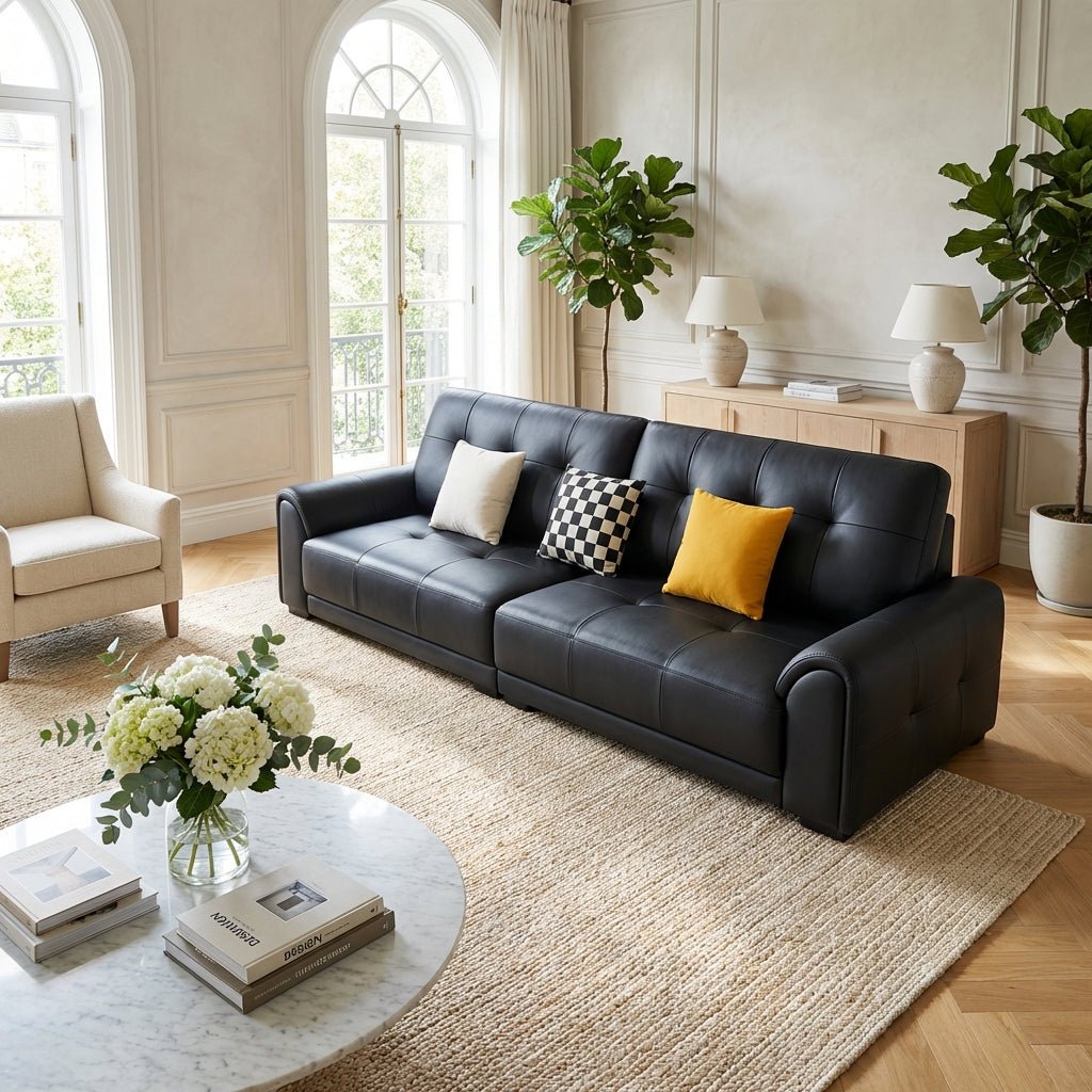 The Melbourne Urban Leather Sofa - Altera