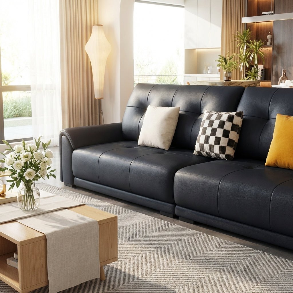 The Melbourne Urban Leather Sofa - Altera