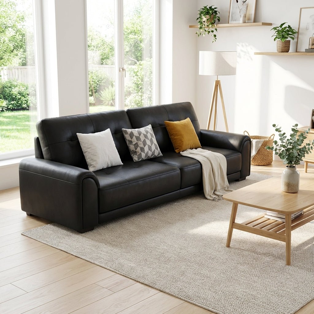 The Melbourne Urban Leather Sofa - Altera