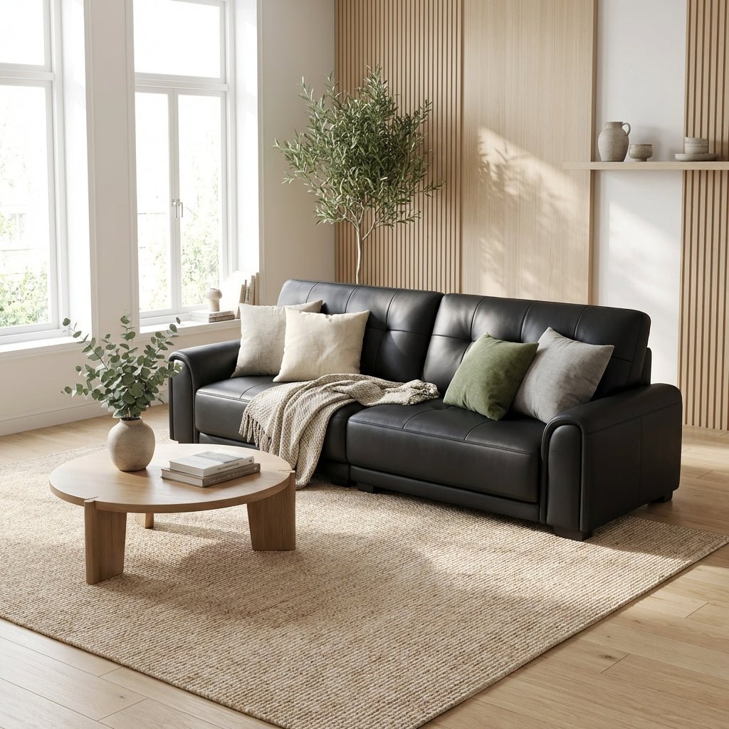 The Melbourne Urban Leather Sofa - Altera