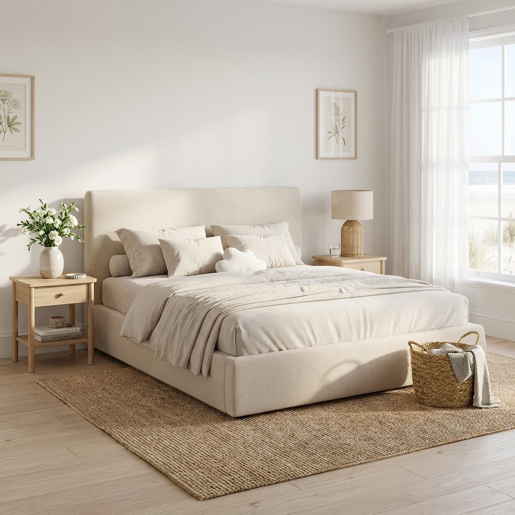 The Metro Fabric Queen Bed - Altera