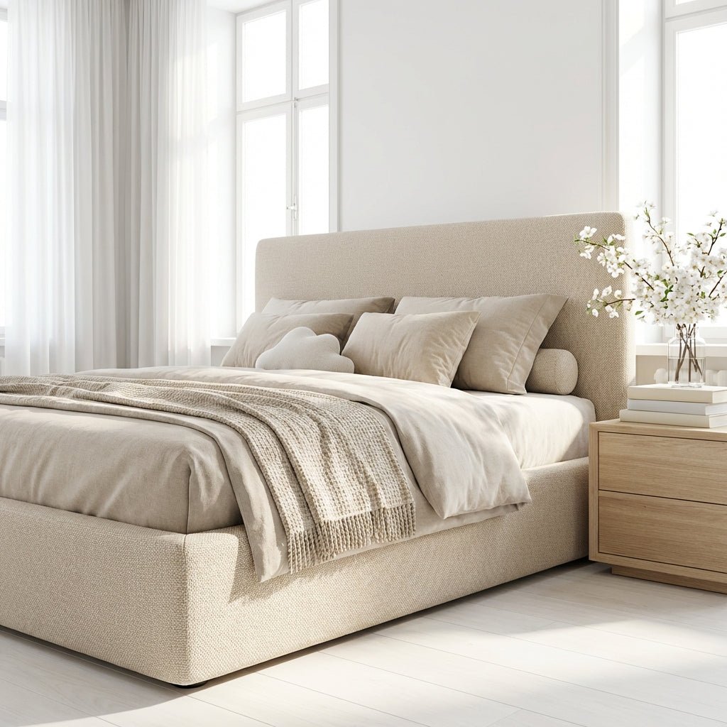 The Metro Fabric Queen Bed - Altera