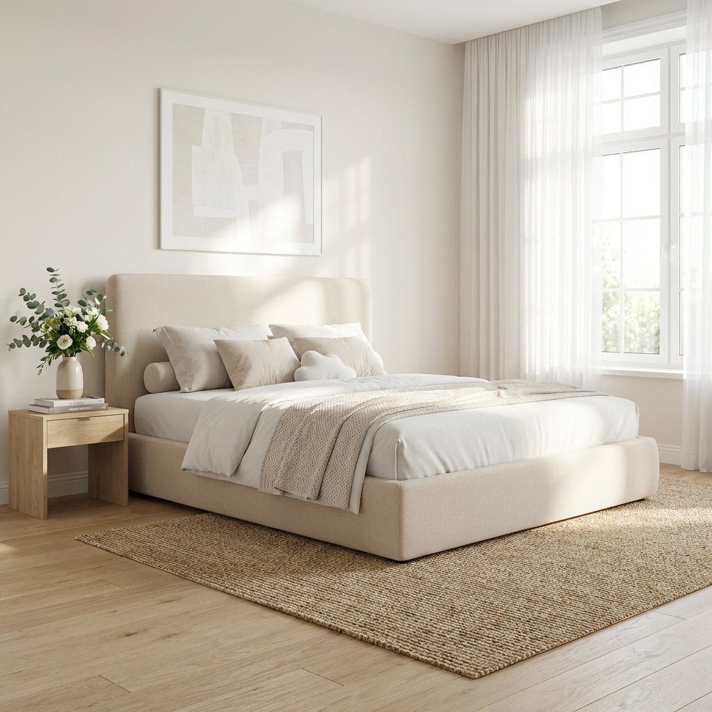 The Metro Fabric Queen Bed - Altera