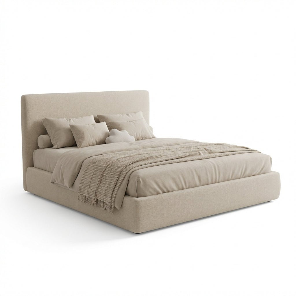 The Metro Fabric Queen Bed - Altera