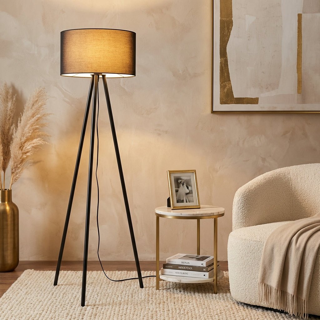The Montevideo Tripod Floor Lamp - Altera