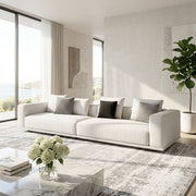 The Nordic Cotton and Linen Fabric Sofa