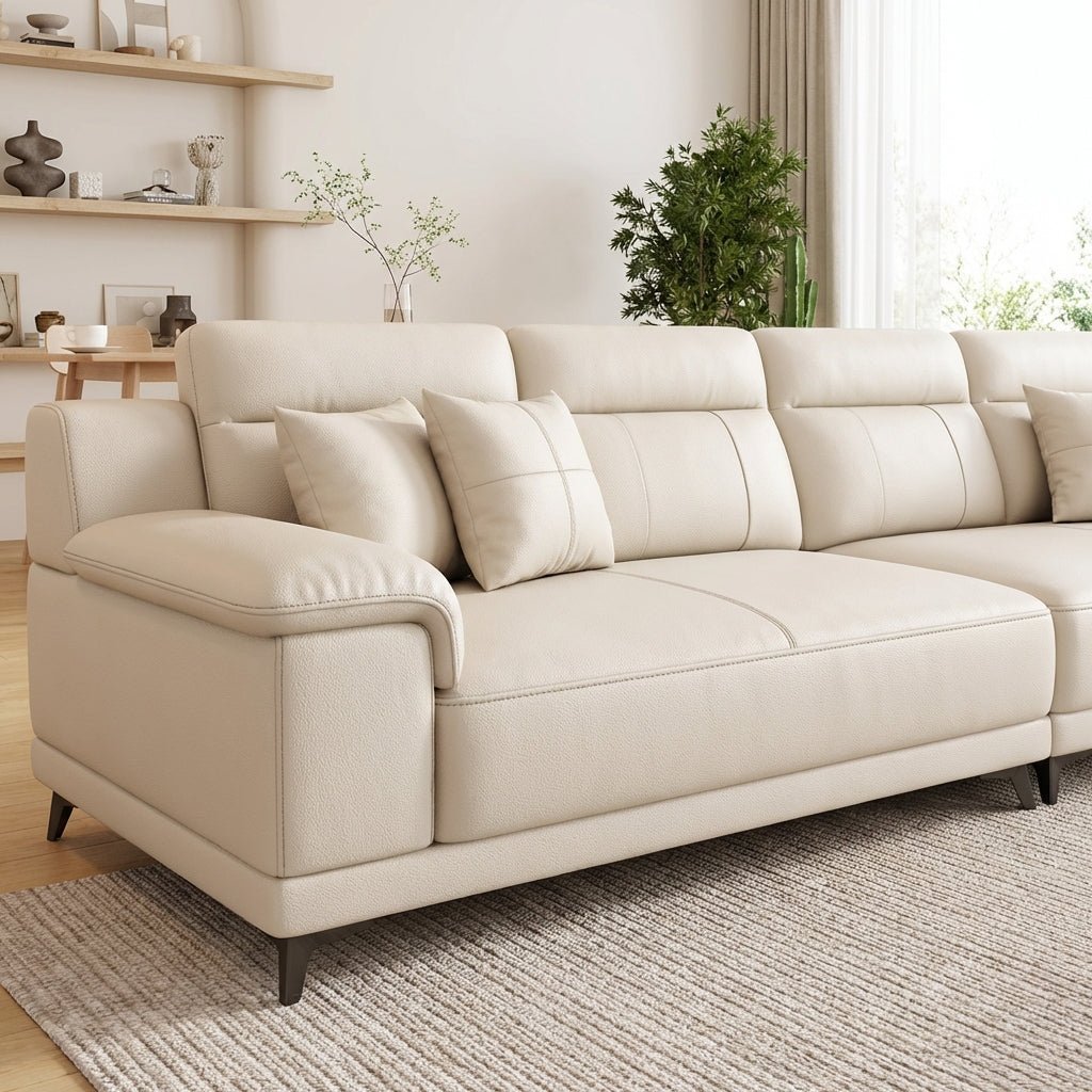 The Ondine Scratch - Resistant Leather Sofa - Altera