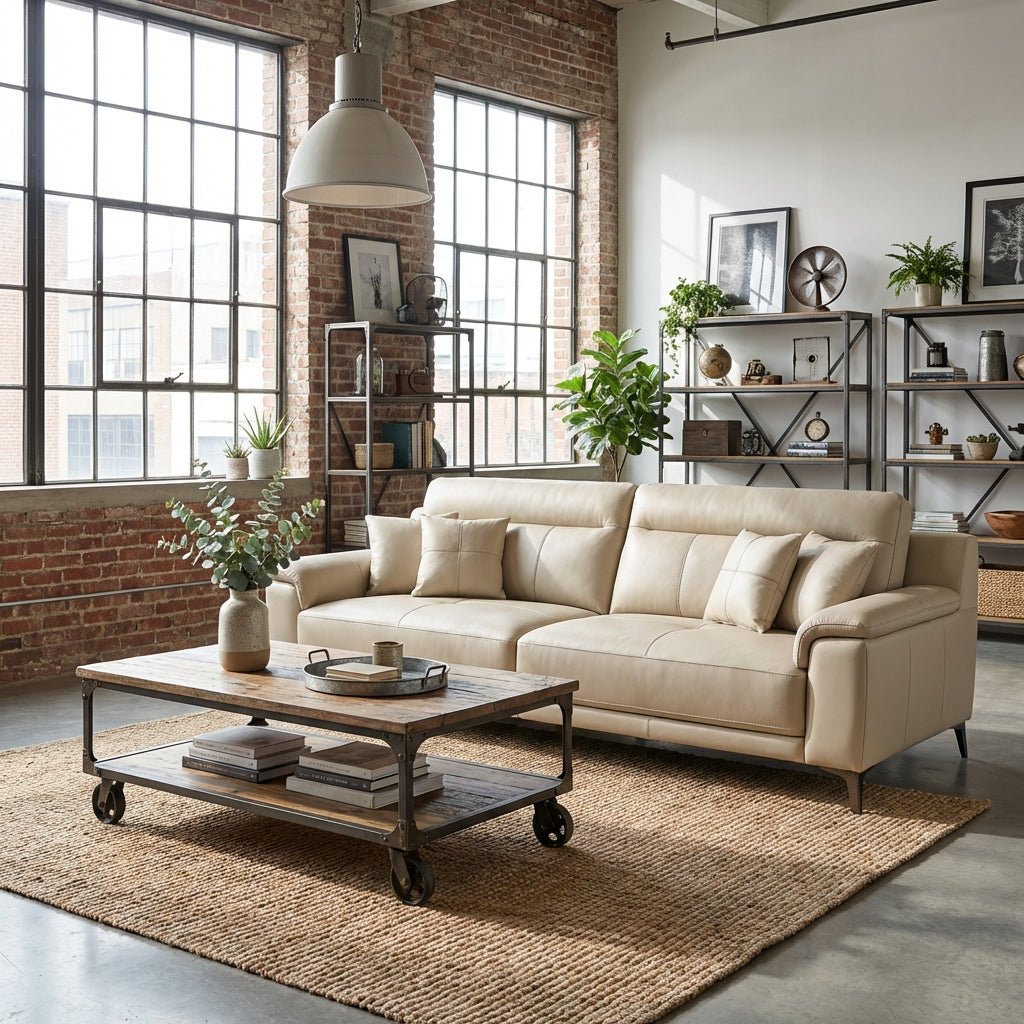 The Ondine Scratch - Resistant Leather Sofa - Altera