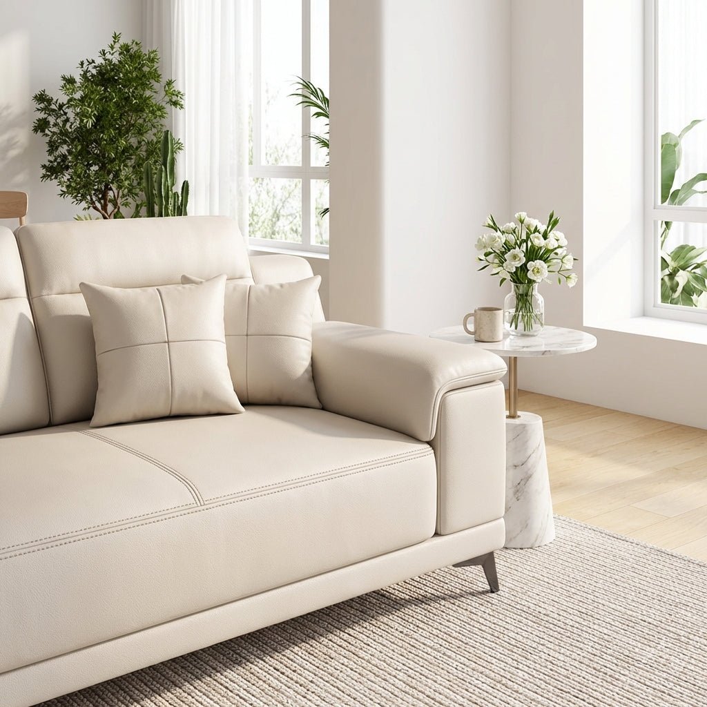 The Ondine Scratch - Resistant Leather Sofa - Altera