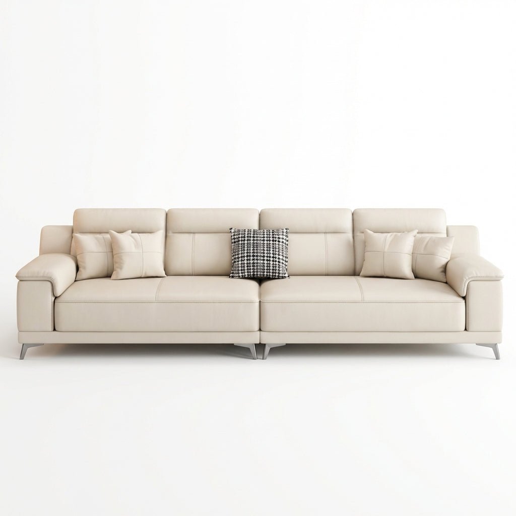 The Ondine Scratch - Resistant Leather Sofa - Altera