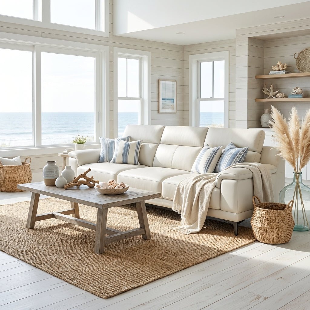 The Ondine Scratch - Resistant Leather Sofa - Altera