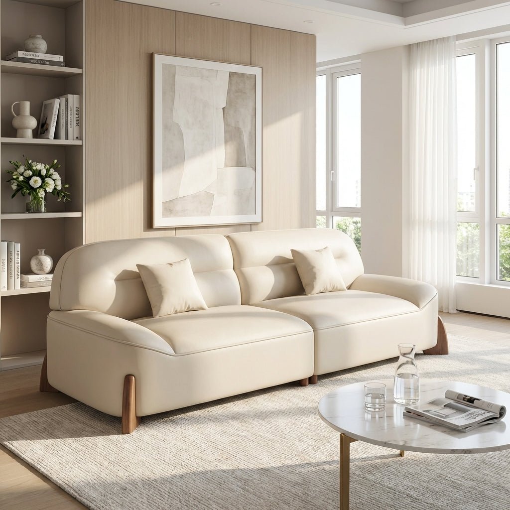 The Postdam Scratch - Resistant Leather Sofa - Altera