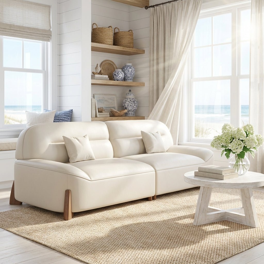 The Postdam Scratch - Resistant Leather Sofa - Altera