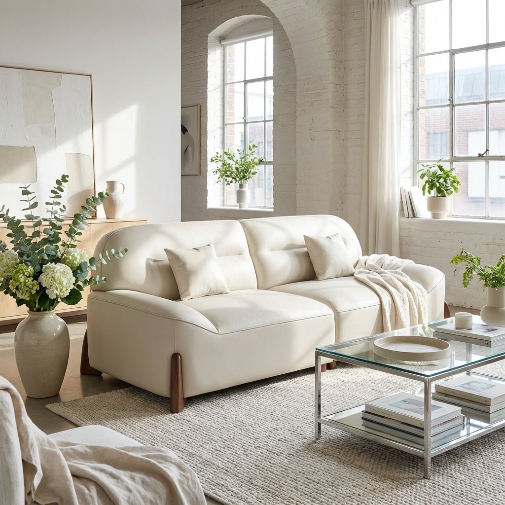 The Postdam Scratch - Resistant Leather Sofa - Altera