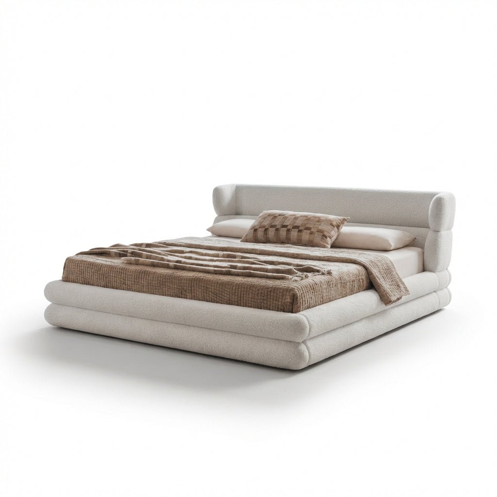 The Quito King Fabric Bed - Altera