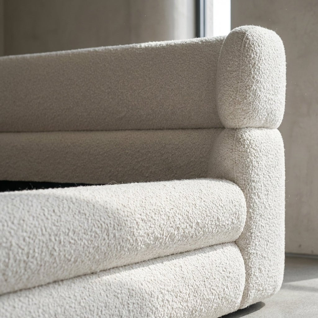 The Quito King Fabric Bed - Altera