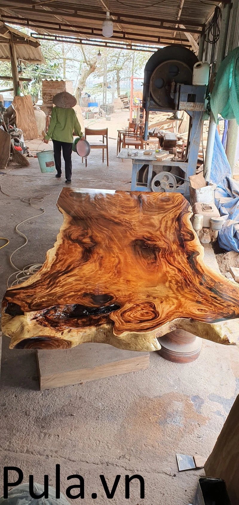 The Surin Tamarind Wood Dining Table - Altera