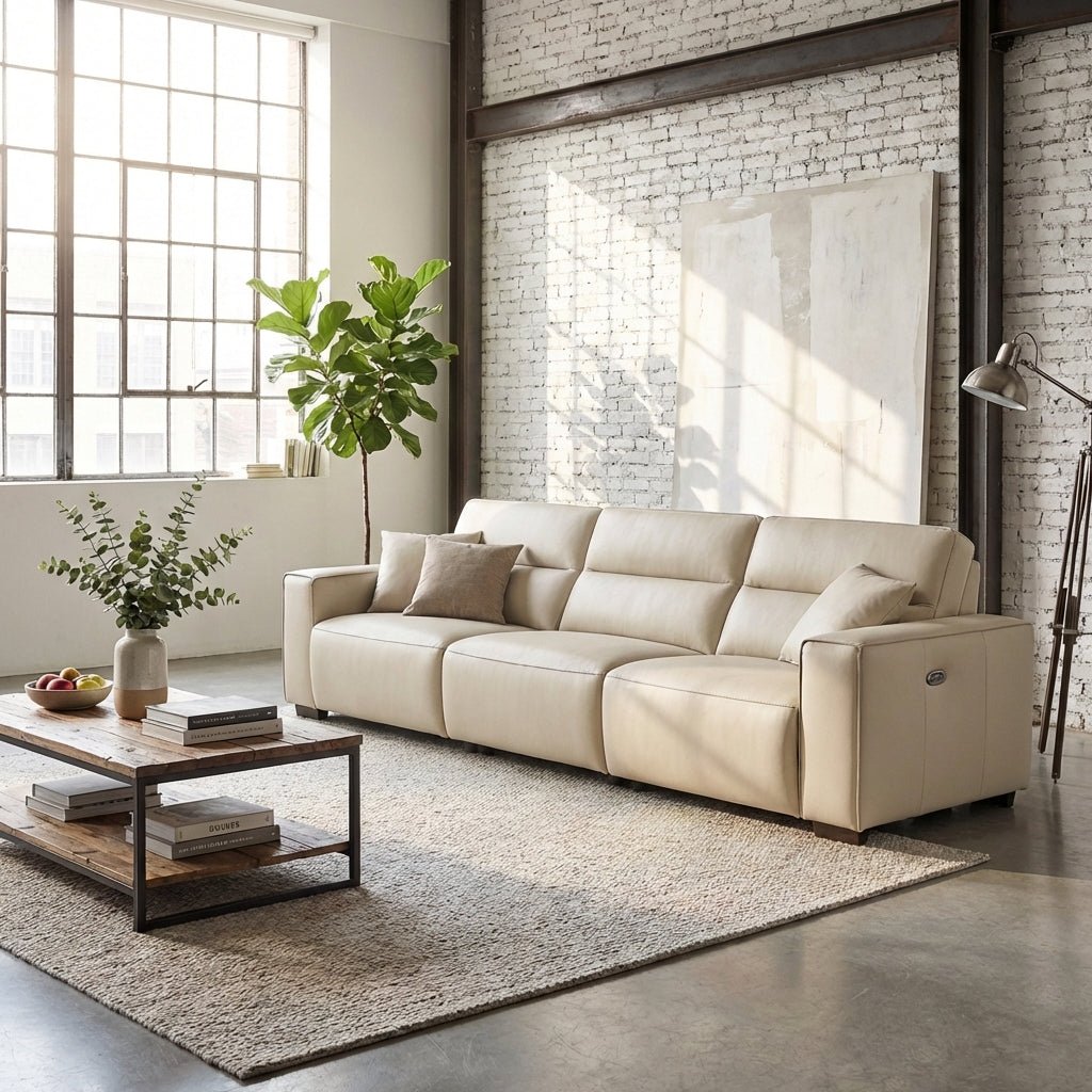 The Vantaa Eco Leather Reclining Soa - Altera