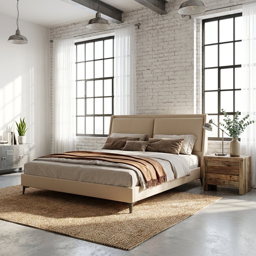 The Vienna Upholstered Queen Bed - Altera