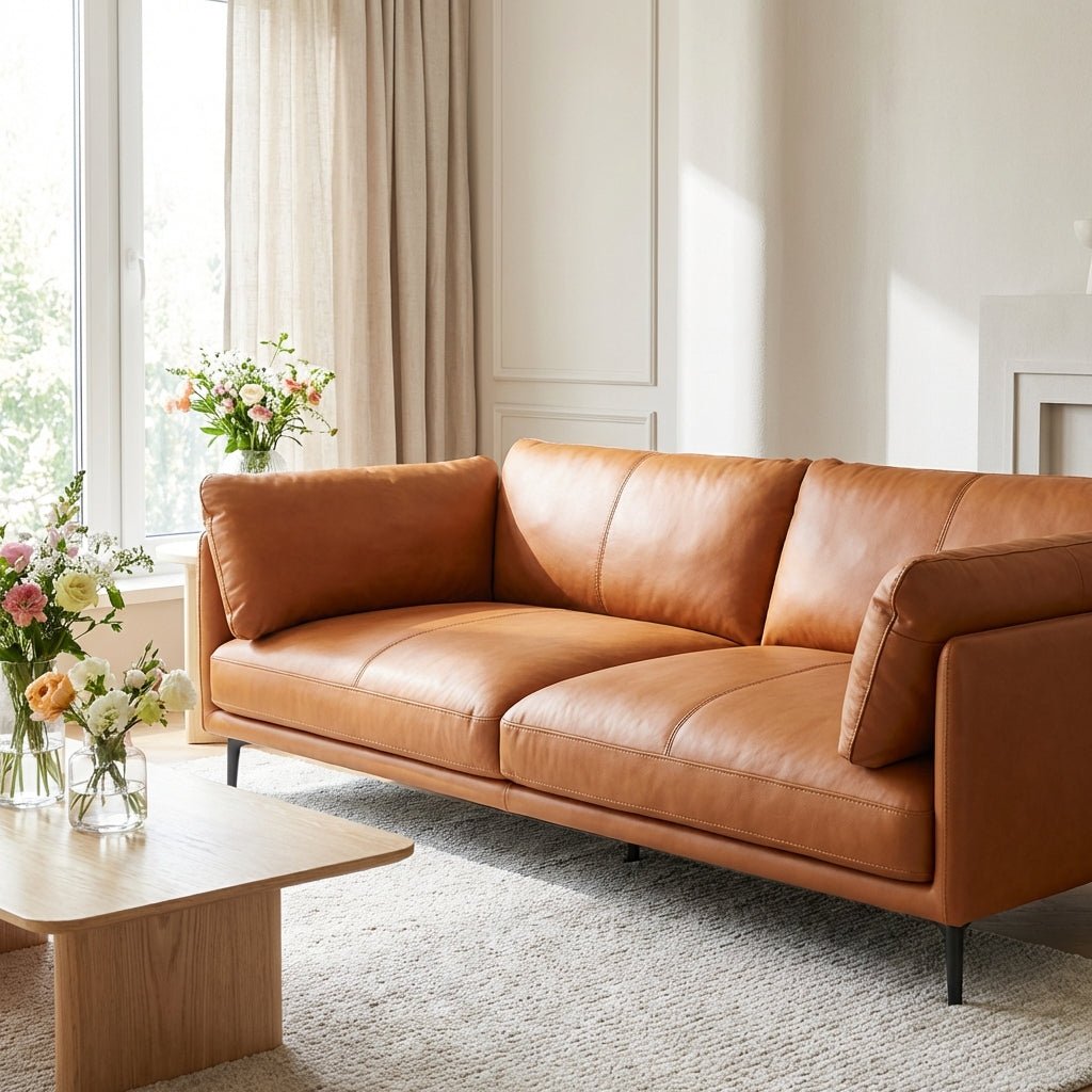 The Villach Leather Sofa - Altera