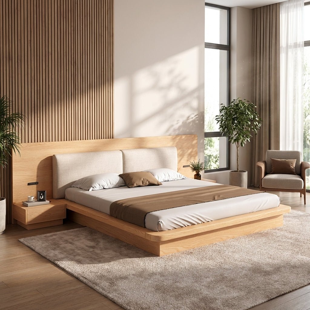 The Zenith Queen Bed with Lift Up Storage