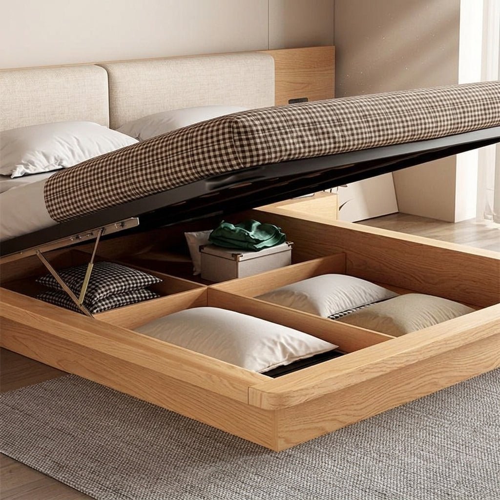 The Zenith Queen Bed with Lift Up Storage
