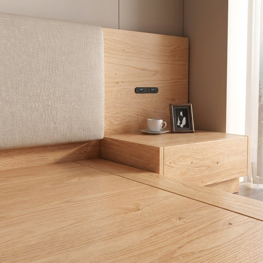 The Zenith Queen Bed with Lift Up Storage