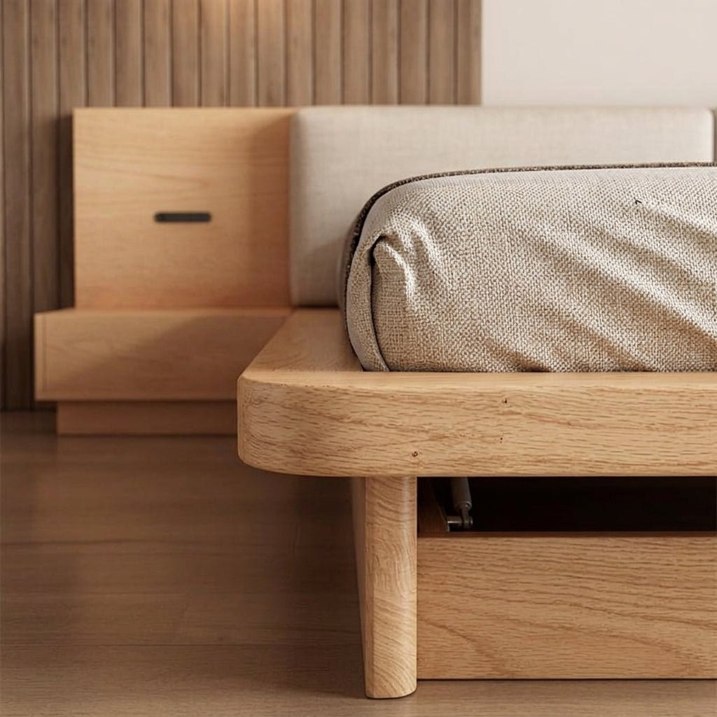 The Zenith Queen Bed with Lift Up Storage