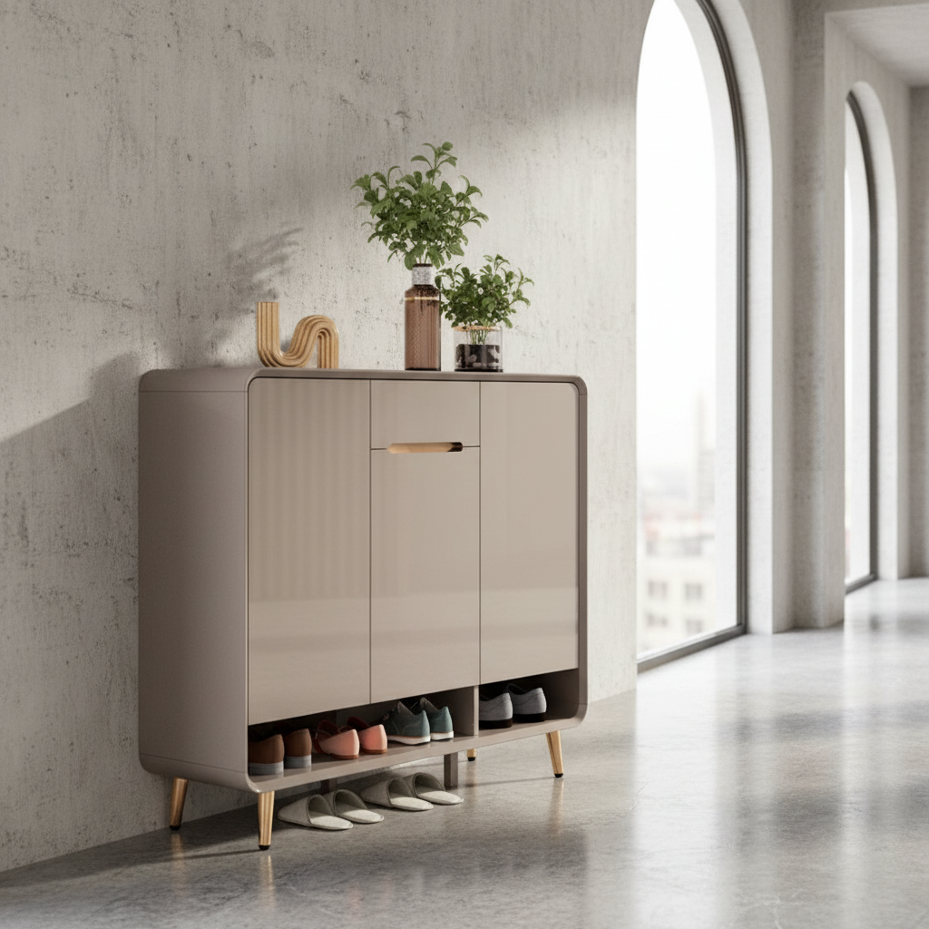 SC33 Ceramic Top Shoe Cabinet