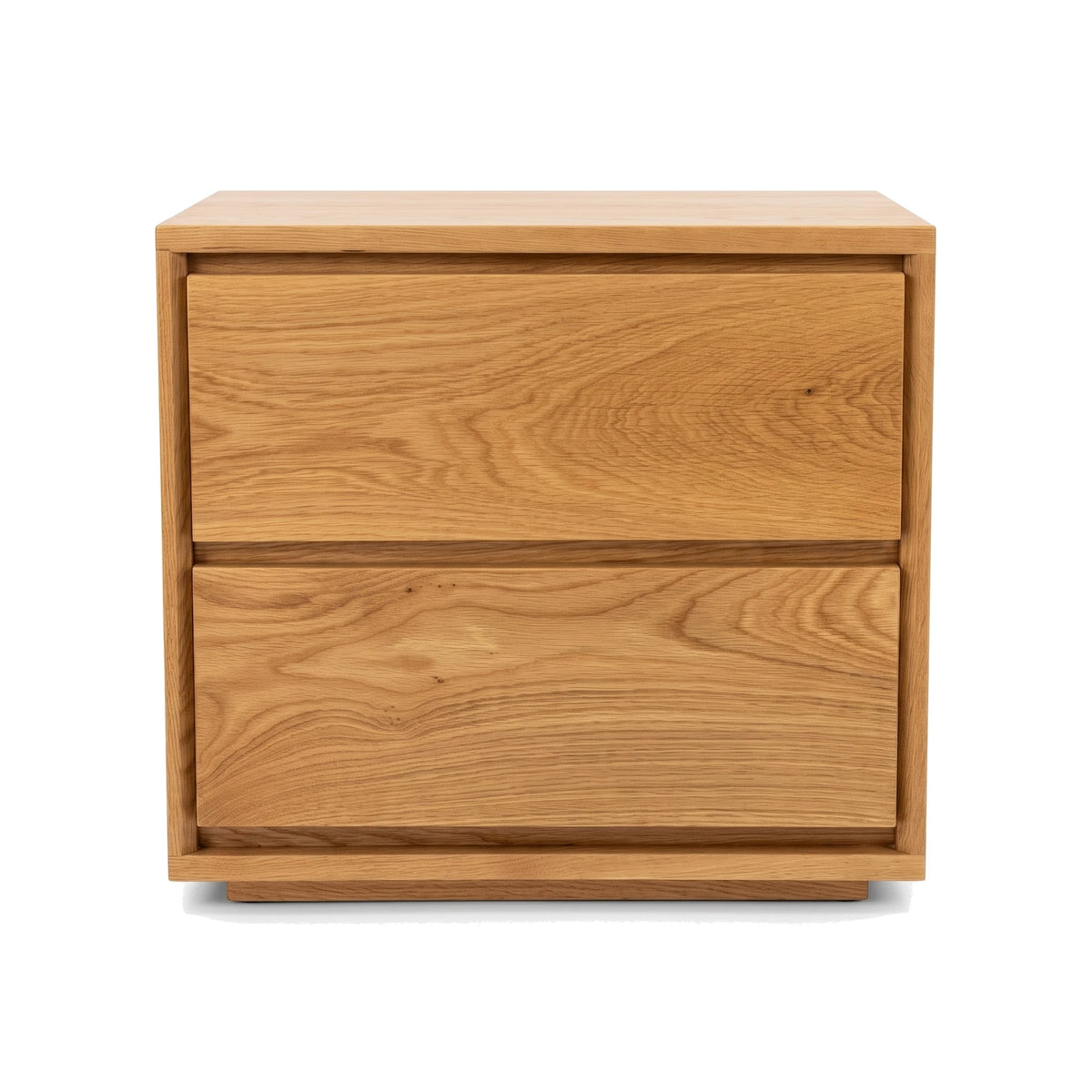 Timberton Nightstand in White Oak, front view