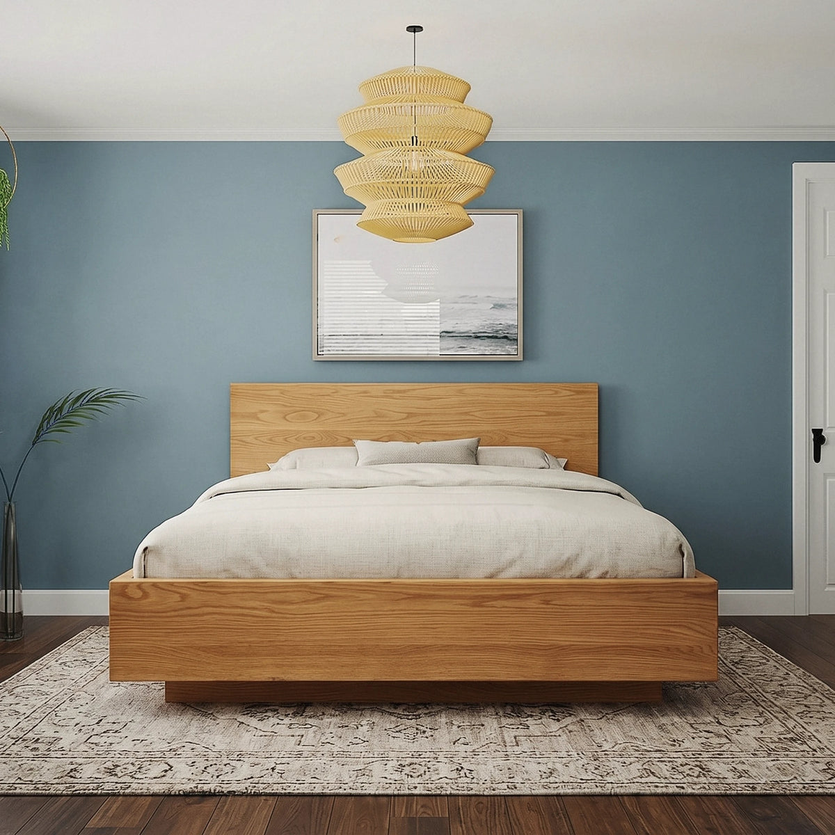 Timberton Storage Bed in White Oak