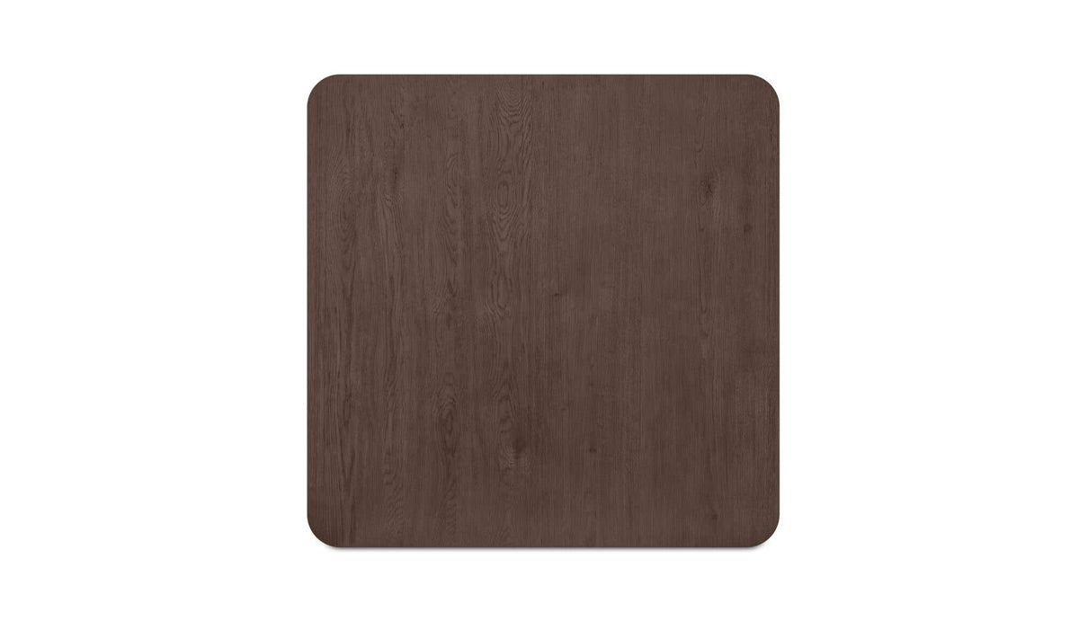 Menton Coffee Table in Dark Brown — top view