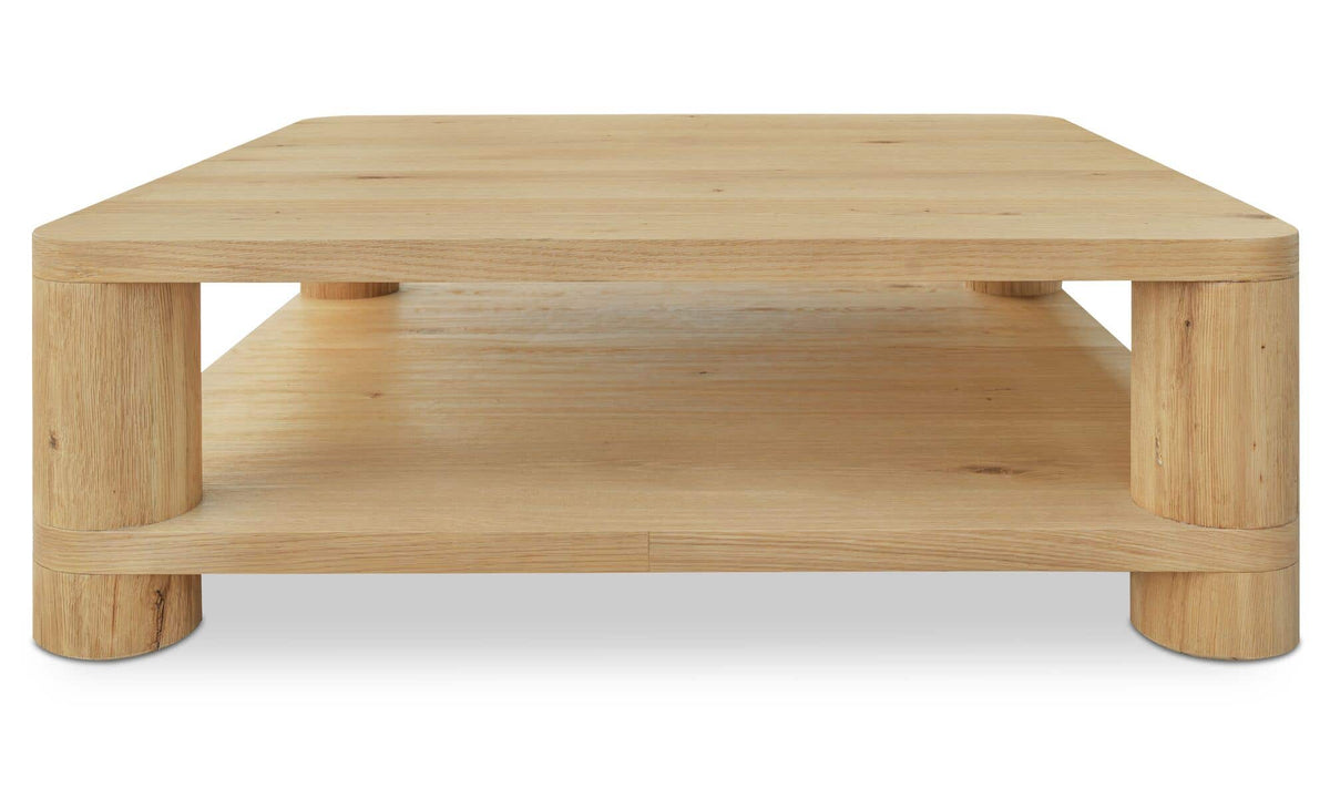 Menton Coffee Table in Natural — side profile