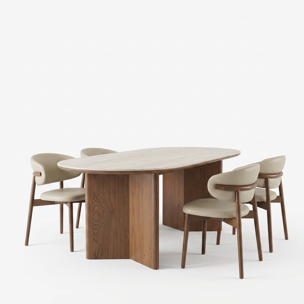 Tokyo Oval Dining Table and Chair Set - Altera