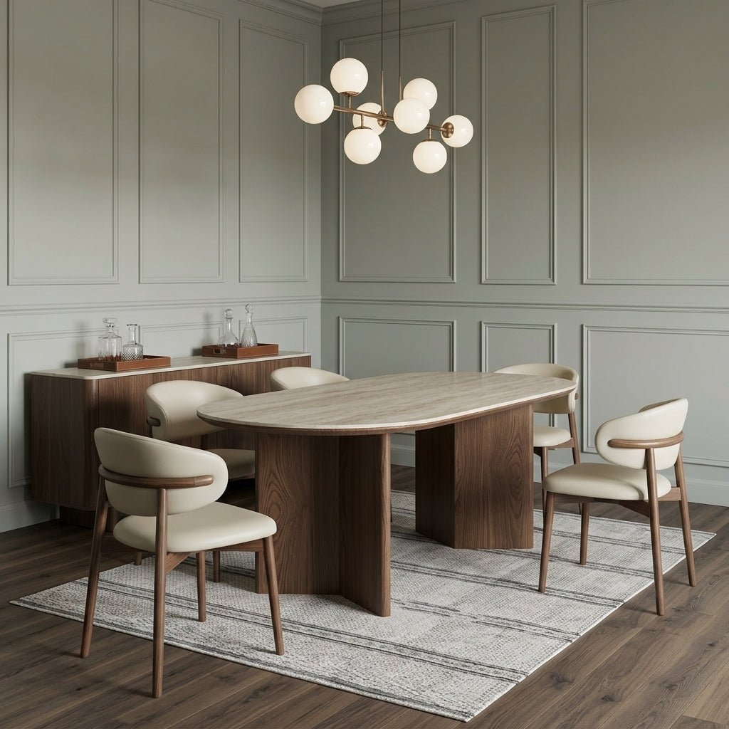 Tokyo Oval Dining Table and Chair Set - Altera