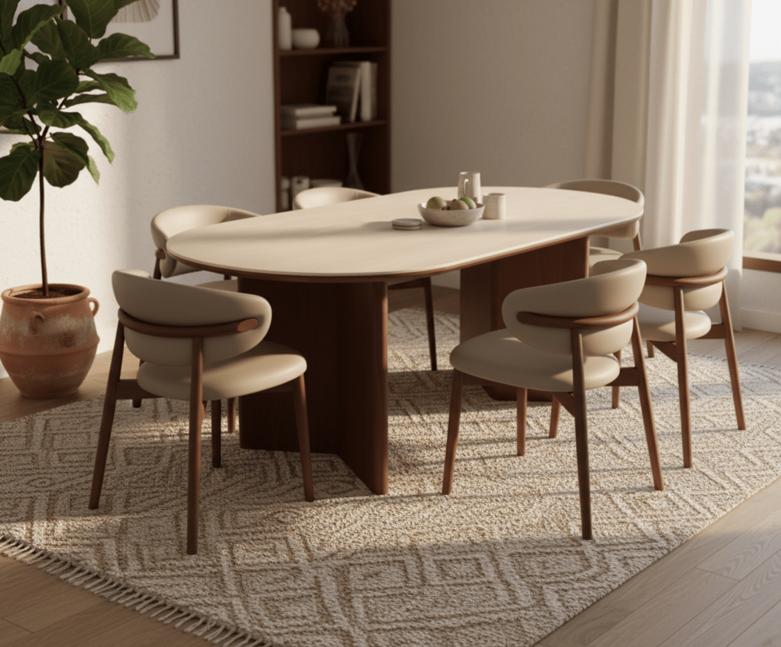 Tokyo Oval Dining Table and Chair Set - Altera