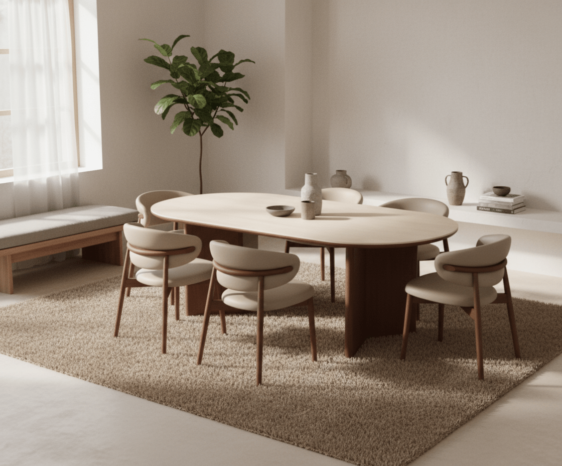 Tokyo Oval Dining Table and Chair Set - Altera