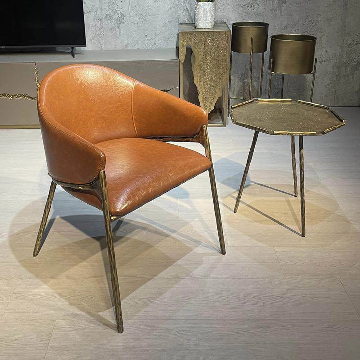 Toledo Leather Dining Chair - Altera