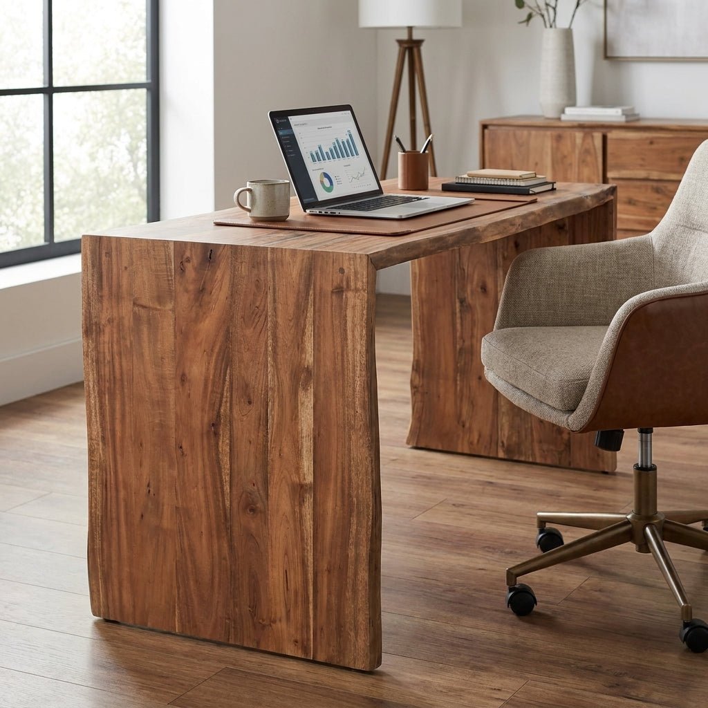 Torrington Desk Natural Brown - Altera