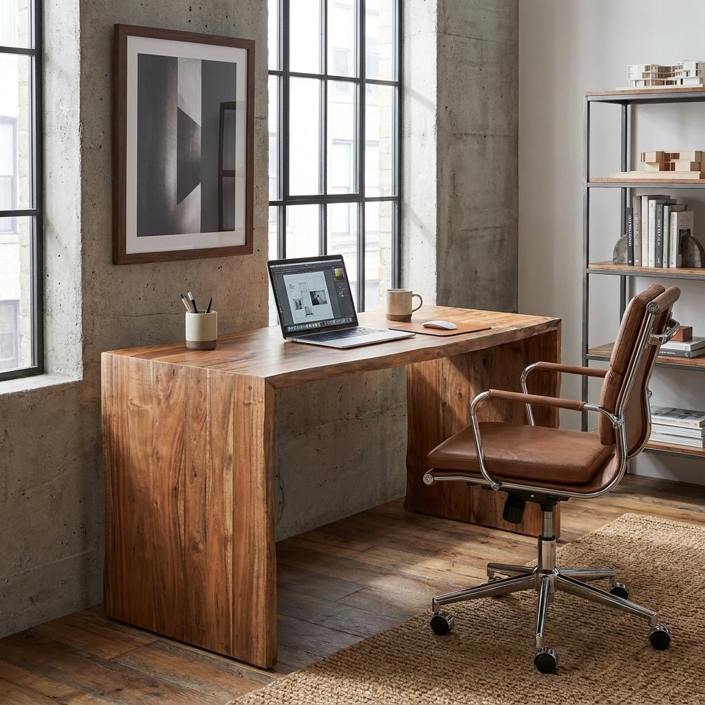Torrington Desk Natural Brown - Altera