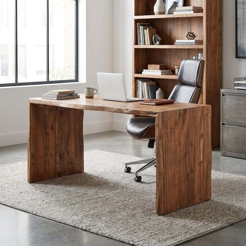 Torrington Desk Natural Brown - Altera